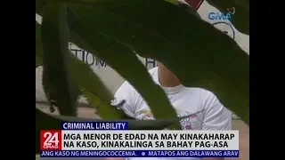 24 Oras: Mga menor de edad na may kinakaharap na kaso, kinakalinga sa Bahay Pag-asa