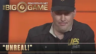 The Big Game S1 ♠️ W10, E4 ♠️ Hellmuth vs Loose Cannon: AMAZING HAND ♠️ PokerStars