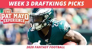 2020 Week 3 DraftKings Picks, NFL Predictions, Preview, Sleepers | 2020 Fantasy Football Rankings