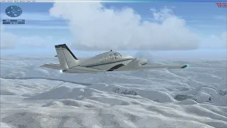 Microsoft Flight Simulator X. Миссия Эх, яблочки. Отказ левого двигателя.
