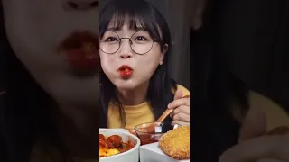 Asmr Mukbang Spicy Rabokki N Hash Browns