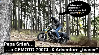Sršeň a CFMOTO 700CL-X ADVENTURE - Autosalon "teaser". "Ten motor je takovej joker, hrozná sranda🤡"
