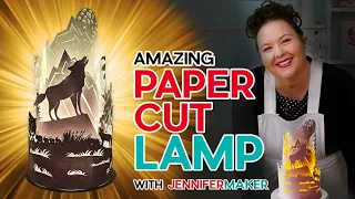 Paper Cut Lamp - Free Pattern with Start-to-Finish Directions!