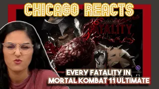 Voice Actor Reacts to Every Fatality in Mortal Kombat 11 Ultimate