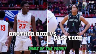 Brother Rice vs Cass Tech Highlights | #1 & #2 Ranked Teams in Michigan | Game of the year!?