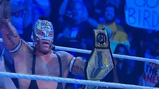 Rey Mysterio became new United States champion on smackdown