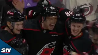 Evgeny Kuznetsov Zips Wrist Shot For First Goal As Hurricane