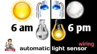 automatic on off light sensor||wiring connection in tamil. the electrical doctor tamil