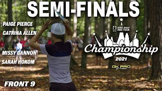 2021 Disc Golf Pro Tour Championship | Semi-Finals | RD2 F9 | Pierce, Allen, Gannon, Hokom | Gkpro
