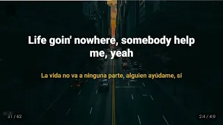 Bee Gees - Stayin' Alive | Lyrics + Traducción al español