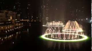 The Dubai Fountain - Time to say goodbye - Con te partirò