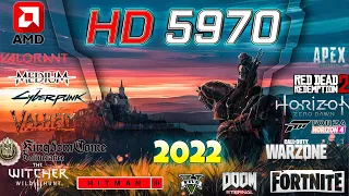 AMD RADEON HD 5970 in 25 GAMES  (2022-2023)