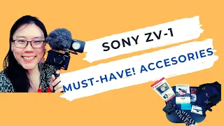 #SONYCAMERA SONY ZV-1 MUST HAVE ACCESSORIES FOR BEGINNERS EVEN IF YOU'RE IN A BUDGET!