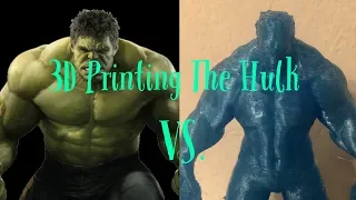 3D Printing The Hulk (Time Lapse) (Hulk) (Advengers: End Game)
