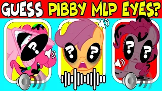 Guess The EYES, VOICE, EMOJI of Pibby My Little Pony | Pinkie Pie, Fluttershy, Twilight Sparkle