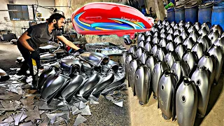 How Motorcycle Fuel Tanks Are Manufactured In Factory || Amazing Manufacturing Process