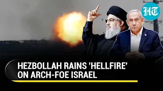 Hezbollah Bombards Israel With 12 Back-To-Back 'Revenge' Attacks After Drones Kill 2 Fighters