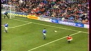 Манчестер Юнайтед 9-0 Ипсвич. Чемпионат Англии 1994/1995.