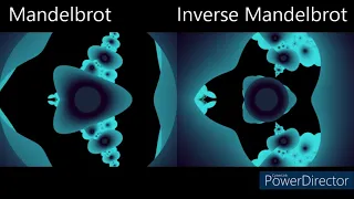 Mandelbrot power morph vs. Inverse Mandelbrot power morph (requested by Zak the Destroyeranak)