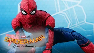 SH Figuarts Spiderman Home Coming Digger318 Figure Unboxing 4K