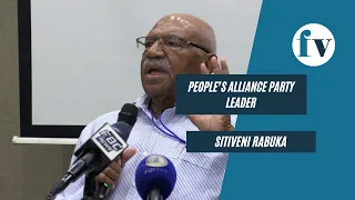 People’s Alliance Leader Sitiveni Rabuka | 15/01/2022