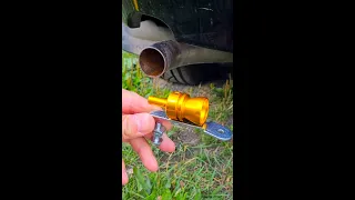 Homemade turbo exhaust whistle test