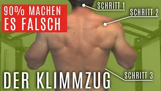 Klimmzug Technik – Klimmzüge richtig machen – Lernen für Anfänger