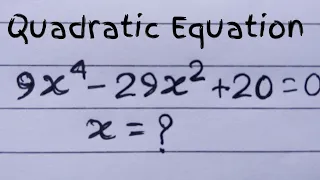 How to solve Quadratic Equation easily ? #math #maths #algebra #premath