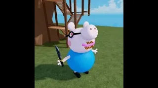 Survive the daddy pig killer on Roblox!