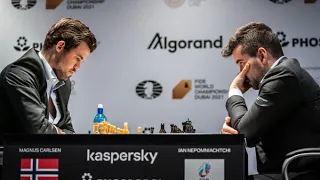 NICE DEFENSE!! Carlsen vs Nepomniachtchi || World Chess Championship 2021 - R10