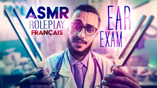 ASMR ROLEPLAY 👨🏻‍⚕️Ear Exam, Ear Cleaning & Hearing Tests 👂(FRENCH)