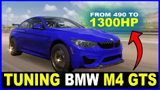 Tuning BMW M4 GTS Coupe to make it a real Forza Horizon 5 Beast! Reaching top max speed Limitation