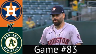 Astros VS Athletics Condensed Game Highlights 7822