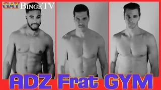 ADZ Frat Gym (Gay Muscle Worship trailer) / Frat Bros of ADZ show you how they stay in shape.