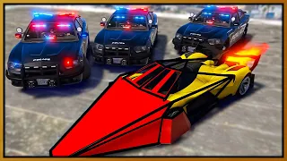 GTA 5 Roleplay - DEVEL 16 JET POWER FLIP CAR DESTROYS COPS | RedlineRP