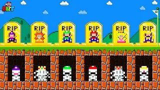 Mario R.I.P All Team: Sorry Tiny Mario, Tiny Luigi... Please Comeback | Game Animation