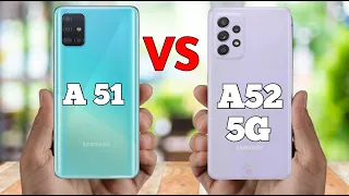 Samsung Galaxy A51 vs Samsung Galaxy A52 5G || Full Comparison