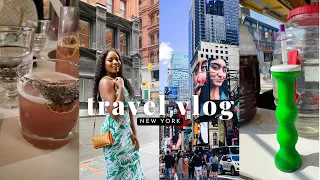 TRAVEL VLOG! NY FOR THE WEEKEND + GETTING DRUNK AT A FANCY RESTAURANT + JAY-Z 40/40 CLUB & MORE