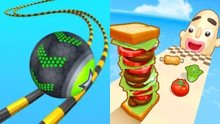 Going Balls + Sandwich Runner - All Level Gameplay Android,iOS - NEW APK BIG UPDATE
