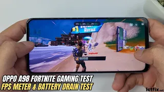 Oppo A98 Fortnite Gaming test | Snapdragon 695 5G, 120Hz Display