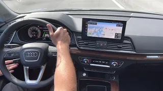 2022 Audi Q5 Adaptive Cruise Control Ride Along