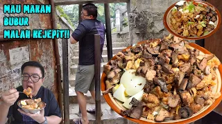 ORANG GENDUT GA BISA MAKAN DISINI!!! MAKAN BUBUR DI DALAM GANG SEMPIT, PORSI SUPER BARBAR..