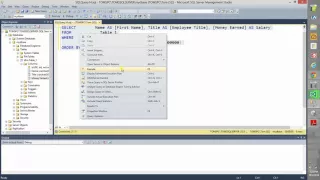 How to use The SQL Query Designer