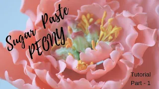 Part 1 Gum Paste Peony Tutorial