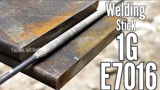 1G plate stick welding | welding for beginners