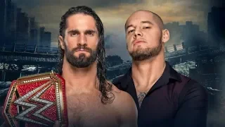 Seth Rollins (c) vs. Baron Corbin for the #UniversalTitle at #WWEStompingGrounds