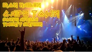 Iron Maiden - live in Cape Town, South Africa snippets - 18 May 2016