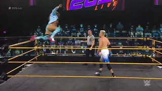 Ikemen Jiro - Missile Drop Kick To Grayson Waller