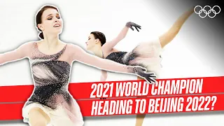 2021 World Champion Anna Shcherbakova Is Ready for Beijing 2022! ⛸