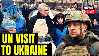UN High Commissioner For Refugees Filippo Grandi Visits Ukraine | UNHCR Ukraine Refugees | News18